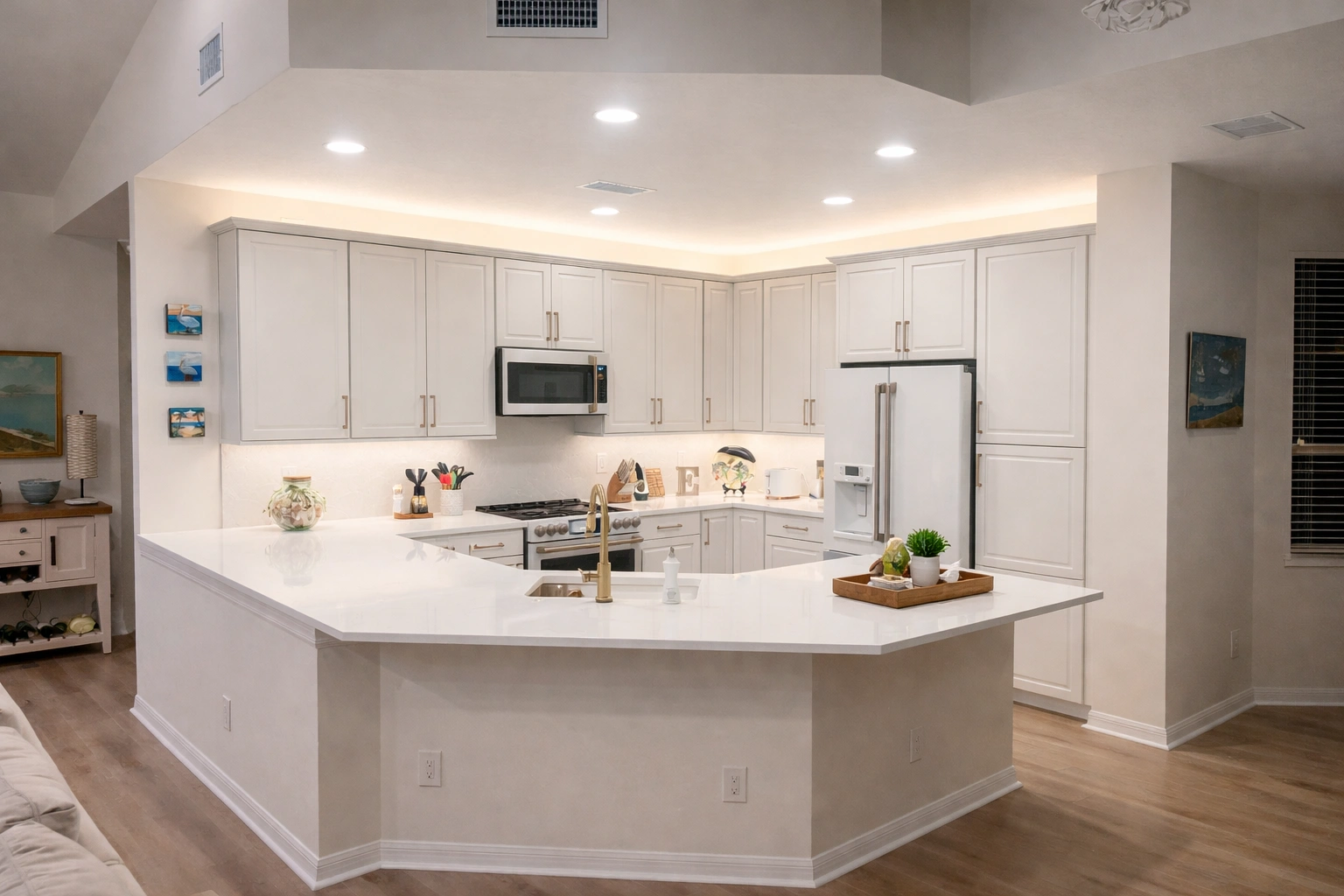 Kitchen — open plan remodel